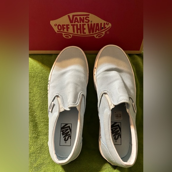 Vans sneakers light blue slip on - Picture 1 of 11